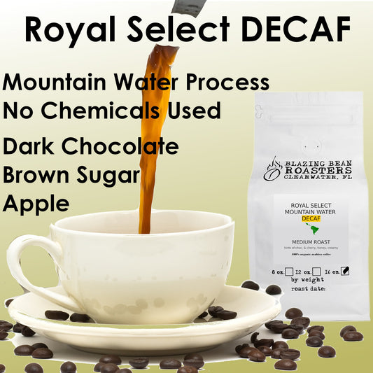 DECAF Organic Royal Select MWP - Fair Trade, variable origin